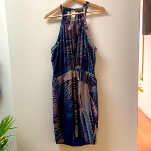 Another Day in Paradise Deep Vee Front Dress